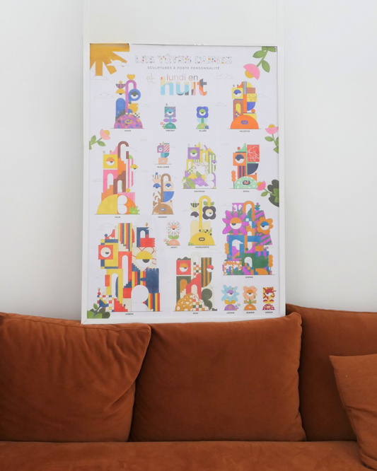 Coloriage géant | Les Têtes Dures